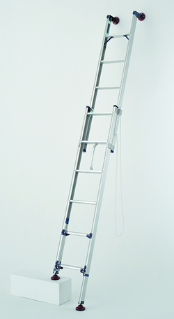 脚アジャスト式 2連はしご 全長2.93~3.29m LGW-32D