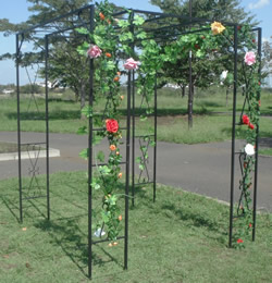 ローズガーデン パーゴラ(藤棚) RP-18C W180×D180×H210mm