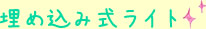 ���ߍ��ݎ����C�g