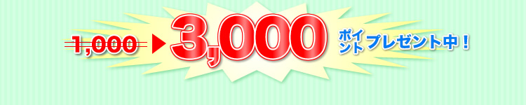 3000�|�C���g�v���[���g�I