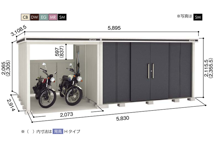 定期入れの ヨドコウ ヨド物置 エルモ LMD-3629 エバーグリーン LMD3629EG 3988718 送料別途見積り 法人 事業所限定  外直送