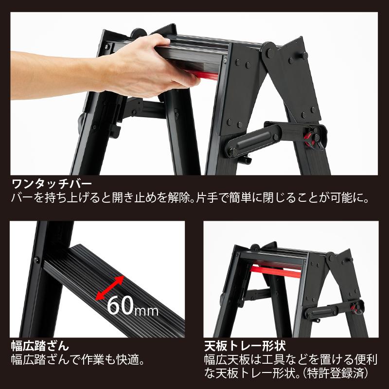 長谷川工業 はしご兼用伸縮脚立 RYZB-09 ハシゴ ハセガワ 個人 長谷川工業 はしご兼用伸縮脚立 RYZB-09 ハシゴ ハセガワ 個人