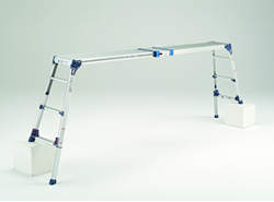 四脚アジャスト式 足場台 すのこ式天場スライドタイプ DWV-SX120A