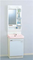 クリナップ　洗面化粧台 BTS 間口50cm　一面鏡左片開き　単水栓