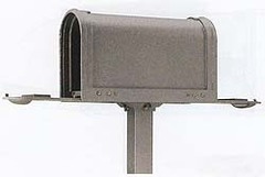 アルミ鋳物製 アメリカンポスト ダークシルバー T33-303(前入れ後出し
