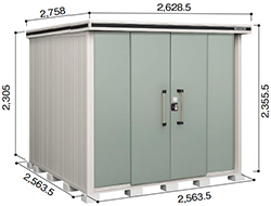 標準組立費込み】【一般地型】ヨド物置 ヨドコウ 物置 エルモ LMD