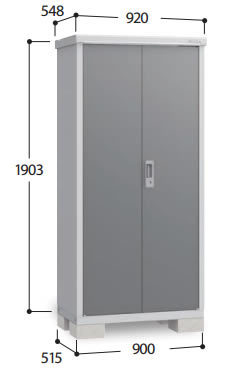 イナバ物置 アイビーストッカー BJX-095E 全面棚タイプ 幅920