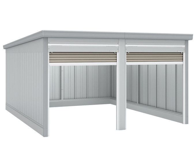 イナバガレージ ガレーディア GRN-2147SL-2 スタンダード 2連棟 一般型