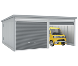 イナバ 245-6067 15017G ○u.イナバ物置⁄稲葉製作所 ガレージGRN-2631・57SUG アーバンGM