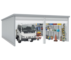 イナバガレージ ガレーディア Grn 3162hl 2 ハイルーフ 2連棟 一般型 送料別途の激安販売 イナバガレージ ガレーディアの通販なら環境生活