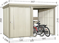 【多雪型 結露減少屋根】タクボ物置 Mr.ストックマン プラスアルファ TP-SZ33R22 幅3427×奥行2495×高さ2110mm [製品5年保証][正規代理店]