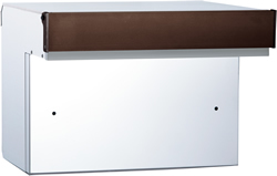 ユニソン郵便ポスト 壁埋め込みポスト コラーナ15 BKシルバー 322422110