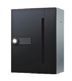 ナスタ オフィスポスト 前入前出 D-ALL 可変ダイヤル錠 ブラック KS-MB507S-LK-BK ※受注生産品
