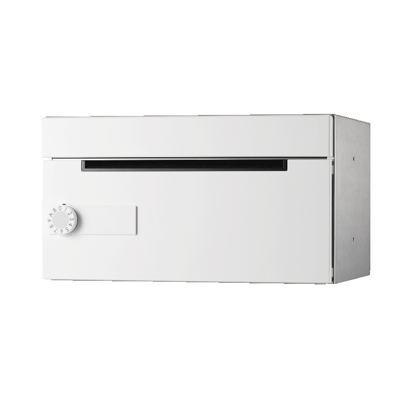 送料無料 ナスタ オフィスポスト 前入前出 D-ALL 可変ダイヤル錠 ホワイト KS-MB508S-LK-W ※受注生産品[大型郵便受け/大型郵便ポスト]