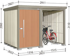 【転倒防止工事無料キャンペーン中！※組立注文対象】【送料無料】【標準組立費込み】【一般型 結露減少屋根】タクボ物置 Mr.ストックマン プラスアルファ TP-Z2826 幅2911×奥行2827×高さ2110mm