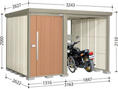 【一般型】タクボ物置 Mr.ストックマン プラスアルファ TP-31R26 幅3243×奥行2827×高さ2110mm [製品5年保証][正規代理店]