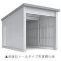 イナバ倉庫 SGN 1棟タイプ 一般型 SGN-358MP ミディアム 送料別途 [製品5年保証]
