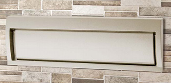 タマヤ 埋め込み型郵便ポスト(口金一体型)H390mm ぬりしろ12cm T62-2B12