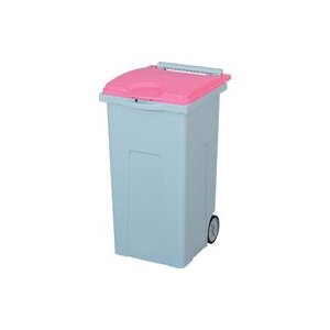 三甲 ゴミステーション 大型ゴミ箱 三甲【大量のゴミもラクラク運べる】屋内用 サンクリーンボックス 91リットル 2輪 SCB90P[業務用/マンション/アパート/大容量/ゴミ箱/ゴミストッカー]