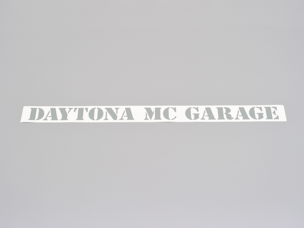最大65％オフ！ デイトナバイクガレージ ベーシックシリーズ専用オプション MCガレージロゴデカール マットネイビー 96572 