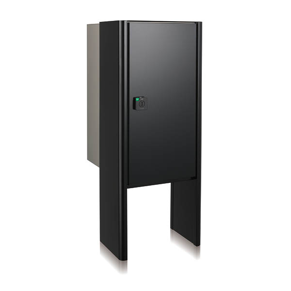 コーワソニア 宅配ボックス parcel box ブラック 前入前出