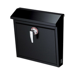 美濃クラフト 郵便ポスト POMO ポモ 鍵付取手 上入前出 ブラック POMO-BK