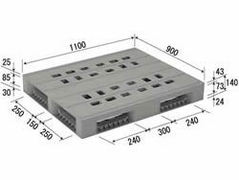 三甲 パレット LX-911D4-4 840067-01 個人宅配送不可の激安販売 三甲 パレット LX-911D4-4 840067-01 個人宅配送不可の激安販売