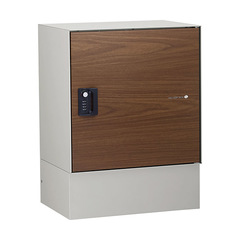 ユニソン 宅配ポスト リピット DB ポスト無し 前入前出 ウォールナット色 324502210