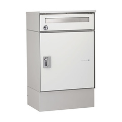 ユニソン 宅配ポスト リピット DB ポスト有りルーフ付 前入前出 マットアイボリー色 324503310