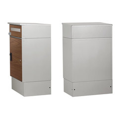 ユニソン 宅配ポスト リピット DB ポスト有りルーフ付 前入前出 マットブラック色 324503410