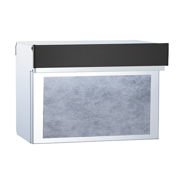 ユニソン郵便ポスト 壁埋め込みポスト コラーナ05 BKシルバー