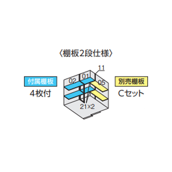 イナバ物置 フォルタ FS-2218S 多雪型 スタンダード ジェードグリーン