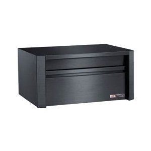 ハッピー金属工業 送料無料 ハッピー ステンレスポスト ファミールシリーズ 小型サイズ 610-SB スーパーブラック[埋め込みポス/郵便受け/郵便ポスト]