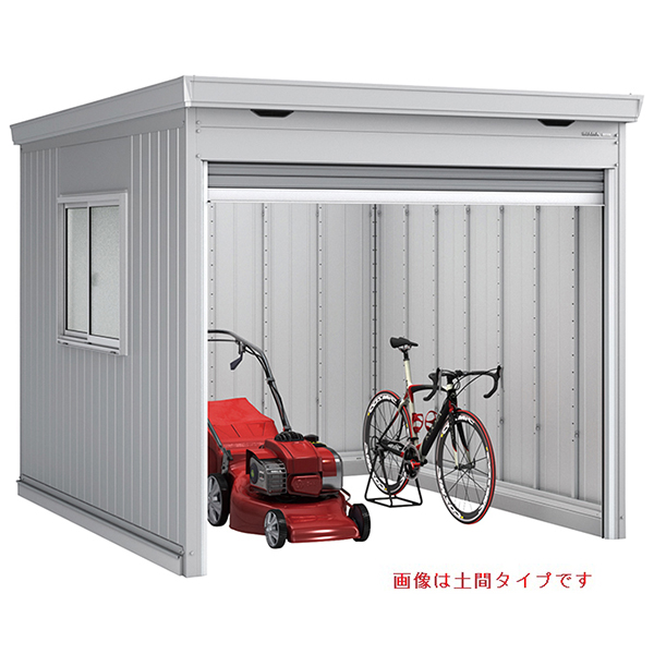 物置 収納 タクボ 物置 TAKUBO 田窪工業所 Mrシャッターマン ダンディ 多雪型 基本棟 標準屋根 間口253.2cm×奥行262.2cm×高さ211cm WSB-S2526 シャッタータイ - 12