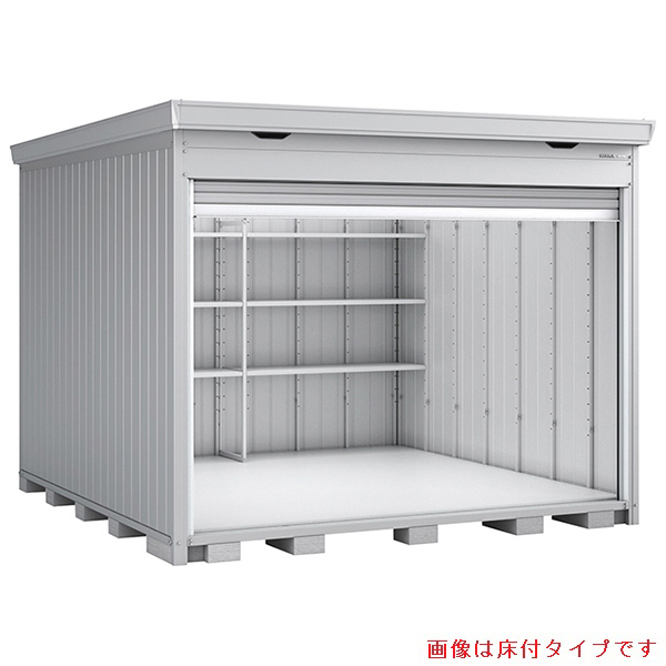 イナバ物置 ドマール FF-3030HD 土間タイプ 多雪型 クールシルバー[製品5年保証]