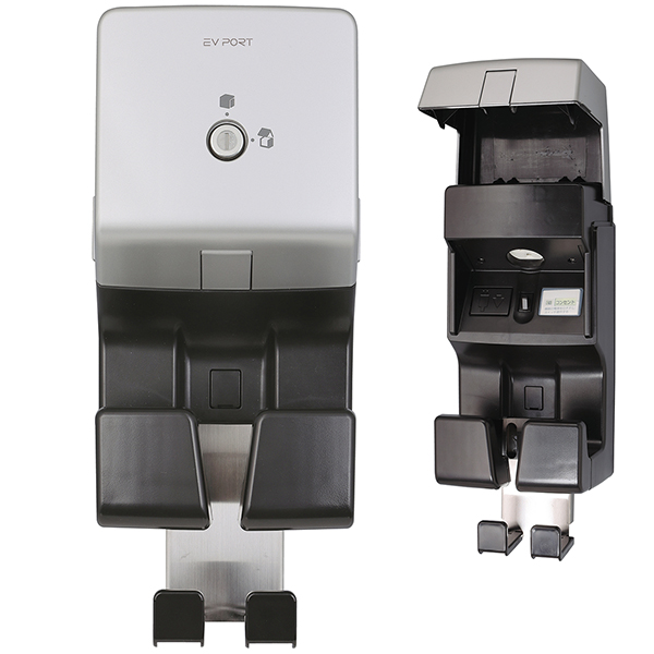 ユニソン ミース EVポート S シルバー 電気自動車 充電