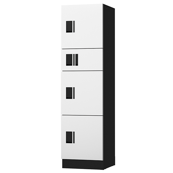 ナスタ アパート・マンション 集合住宅用宅配ボックス KS-TL03R-02AN-W ホワイト ユニットタイプB 捺印付き 防水タイプ