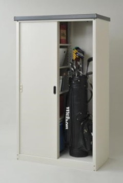 ダイマツ スチール物置　ライトグレー色 AD-9255　※お客様組み立て式