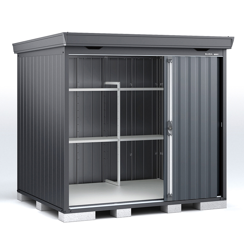 物置 屋外 イナバ物置フォルタ FS-2218SF 一般型  スタンダード 本体：フランネルグレー 扉：チャコールグレー 収納