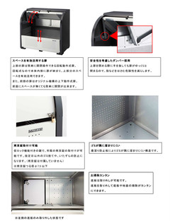 ゴミステーション ダイケン スチール製クリーンストッカー CKR-1307-2