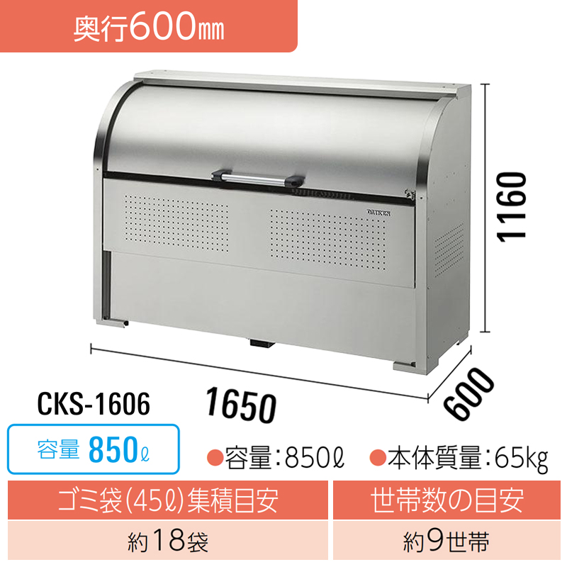 �_�C�P�� �N���[���X�g�b�J�[ CKS-1606 �y3��Z�b�g�z �S�~�X�e�[�V���� �S�~���W�� ��^ ���O �J���X�΍� �X�e�����X