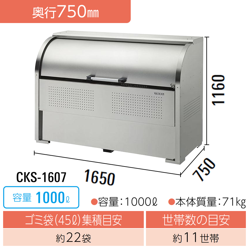 �_�C�P�� �N���[���X�g�b�J�[ CKS-1607 �y3��Z�b�g�z �S�~�X�e�[�V���� �S�~���W�� ��^ ���O �J���X�΍� �X�e�����X