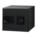 【捺印付】ナスタ デリバリーボックス(メカ式) D-ALL プッシュボタン錠 前入前出 ブラック KS-TLJ360-F300N-BK ※受注生産品