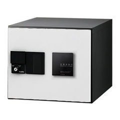 【捺印付】ナスタ デリバリーボックス（メカ式） D-ALL プッシュボタン錠 前入前出 ホワイト KS-TLJ360-F300N-W ※受注生産品