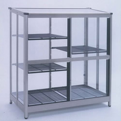 スワン商事 折りたたみ温室(屋外用) FGO-600M型 ステンカラー色の激安