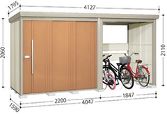 【8/20まで！吊り下げフックプレゼント】タクボ物置　Mr．ストックマン プラスアルファ【一般型】　TP-40R15[収納庫/収納/屋外収納庫/屋外/倉庫/中型/大型/激安/価格/小屋/ガーデニング/庭/たくぼ/田窪物置/ものおき/物置き]