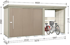 【8/20まで！吊り下げフックプレゼント】タクボ物置　Mr．ストックマン プラスアルファ【一般型　結露減少型】　TP-Z43R15[収納庫/収納/屋外収納庫/屋外/倉庫/中型/大型/激安/価格/小屋/ガーデニング/庭/たくぼ/田窪物置/ものおき/物置き]