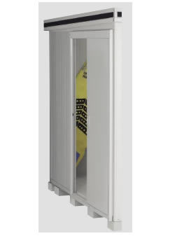 ヨド物置 エルモ オプション FIX窓付パネル 標準高・背高H用(本体と同時発注) 一般地型ヨド物置 ヨドコウ 物置 エルモ LMD-3622H 背高Hタイプ 幅