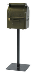 セトクラフト スタンドポスト U.S.MAIL BOX(グリーン) SI-2855-GR