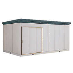 【中古】イナバ物置 ナイソー(SMK-150H) イナバ物置 ナイソー SMK-150HN ハイルーフ(一般型) 幅5030×奥行3270